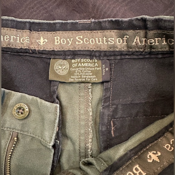 Boy Scouts of America Cargo Pants / Shorts - Size Youth 10 - Picture 2 of 10
